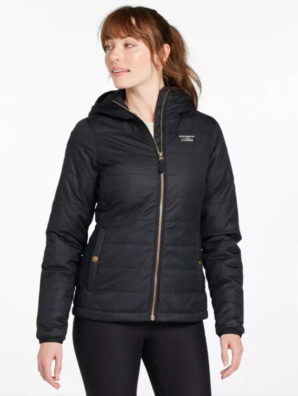 L.L. Bean Women's Mountain Classic Puffer Hooded Jacket